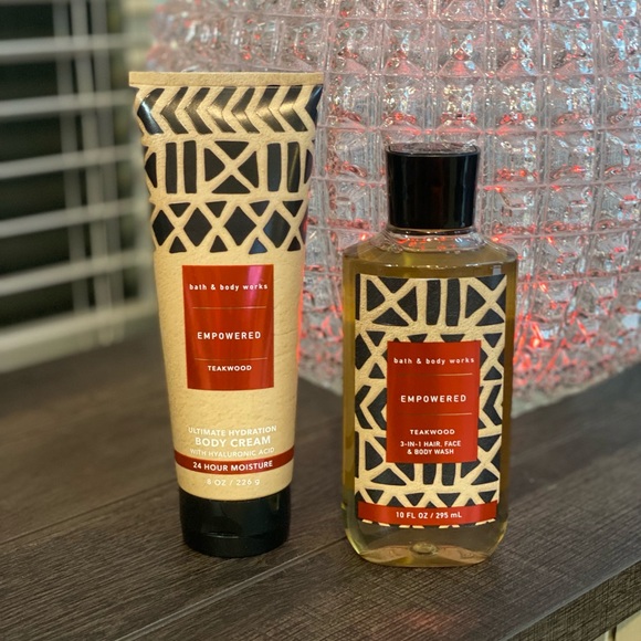 Bath & Body Works Empowered Teakwood Mens Lot of 2 New - Picture 4 of 9